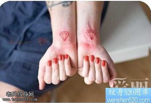 手部石纹身图案