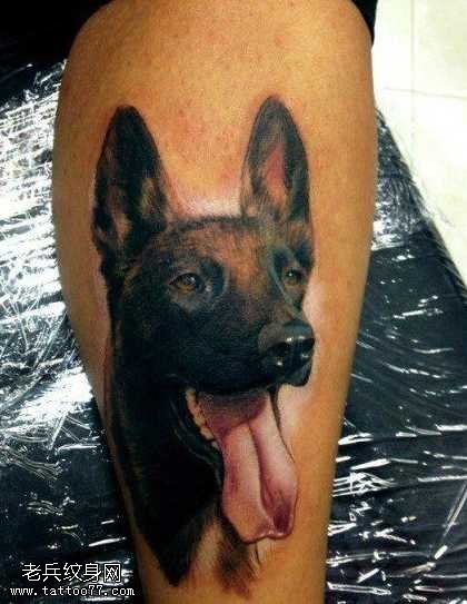 汪星人纹身图案