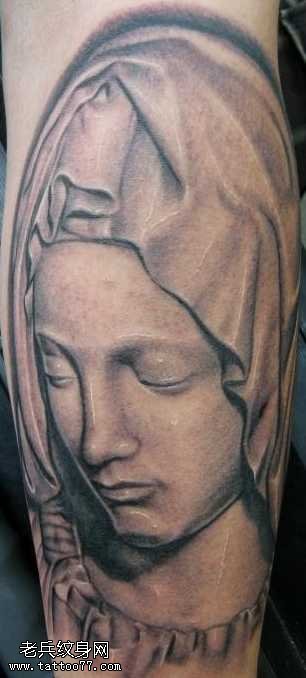 圣母纹身图案