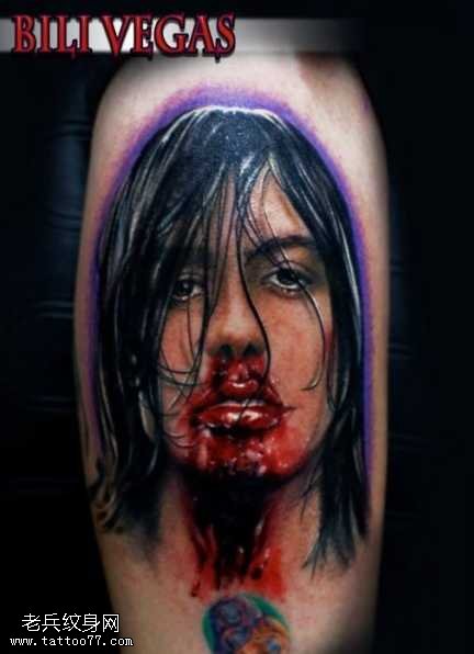 女血鬼纹身图案