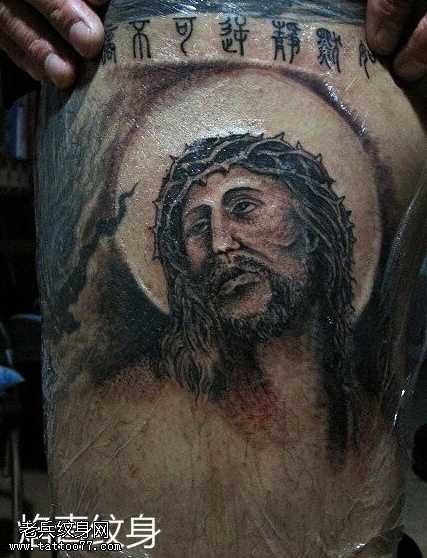 耶稣纹身图案