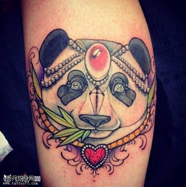 小熊猫纹身图案