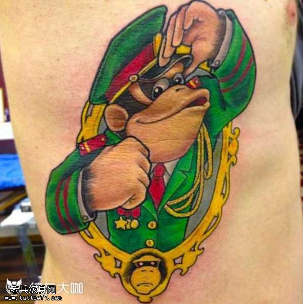 猩猩士兵纹身图案