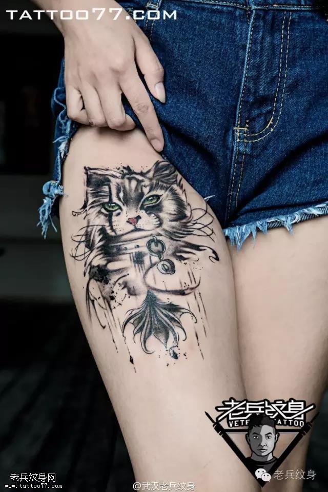 动物纹身作品欣赏