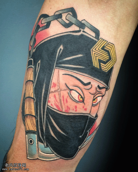 日式忍者传统tattoo图案