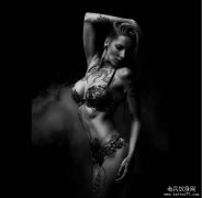 性感的纹身摄影