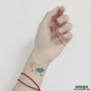 当世界地图刺到身上的时候 感觉这个世界又小了