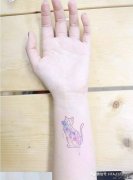 小猫微纹身