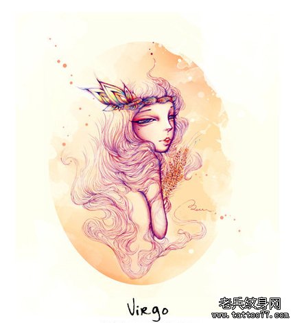 星座处女座纹身