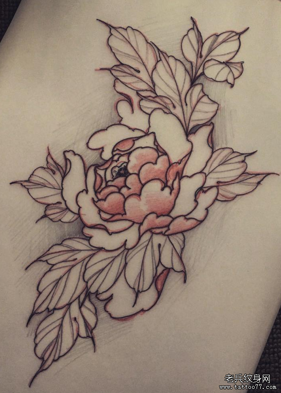 花纹身图案