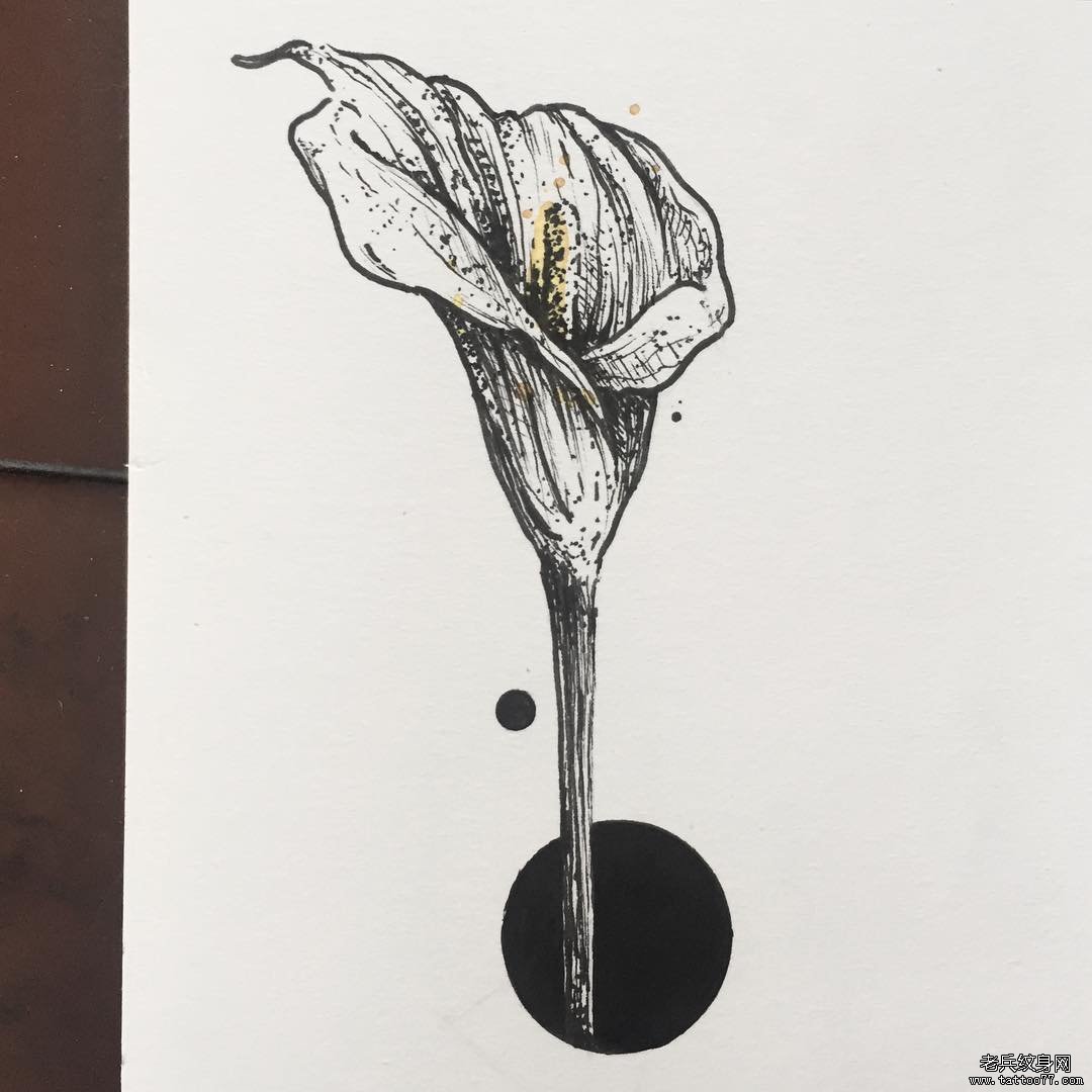 点刺花纹身图案