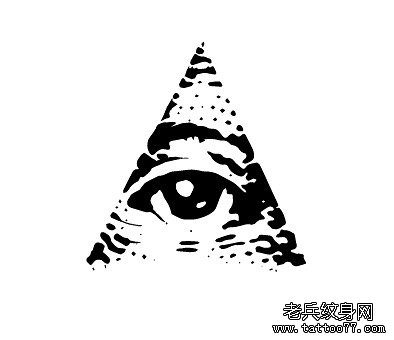 点刺上帝之眼纹身图案