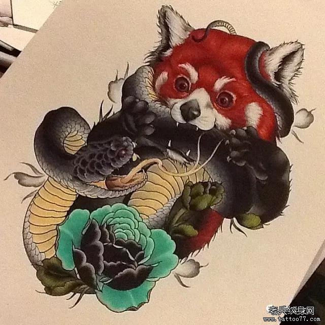 欧美蛇纹身图案