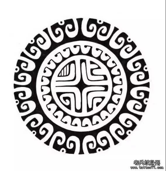 手臂图腾纹身图案