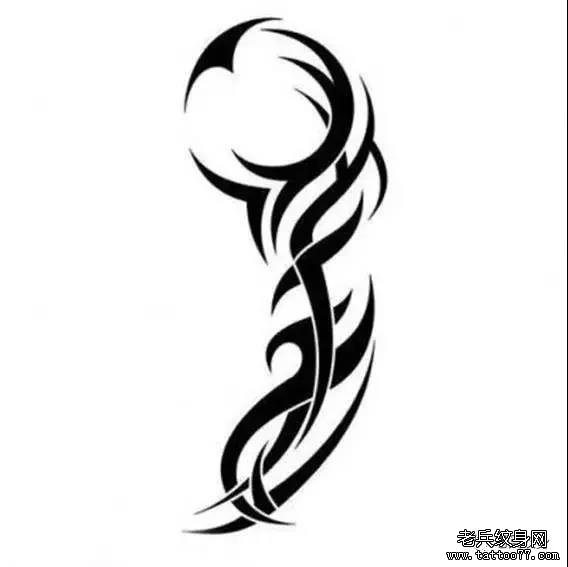 手臂图腾纹身图案