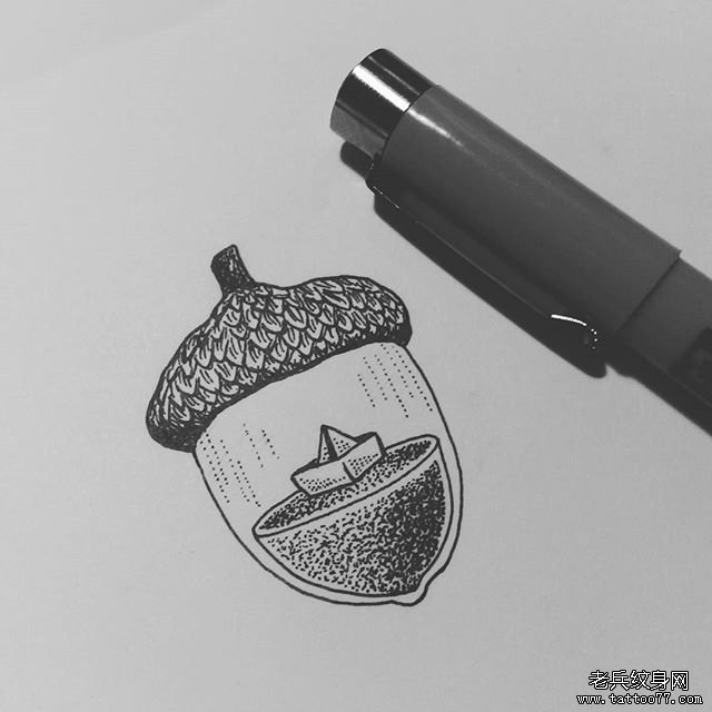 小清新点刺纹身图片