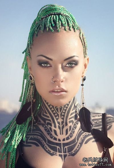 tattoo girl写真纹身图案