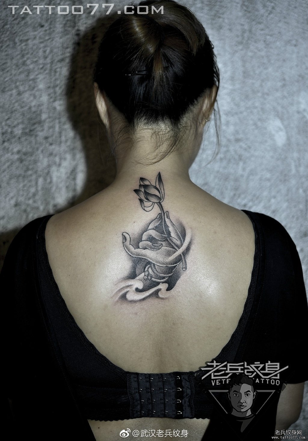 个性的满背妹子纹身图案由武汉纹身店推荐