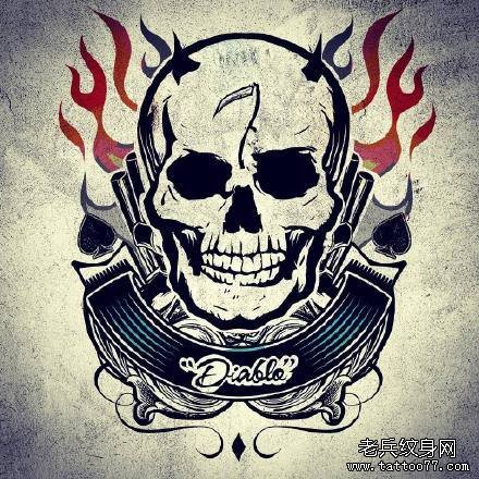 自杀小队纹身手稿壁纸
