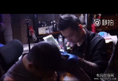 纹身现场视频