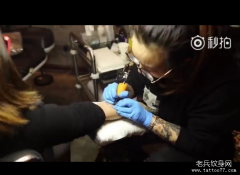 小臂星座肖像纹身视频
