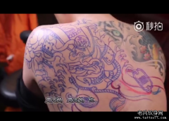 兵哥设计鬼武士纹身视频