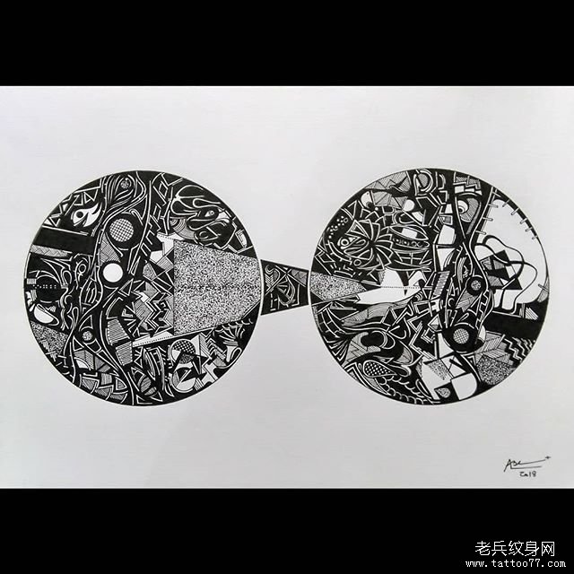 个性纹身手稿