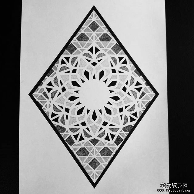 点刺梵花文身手稿