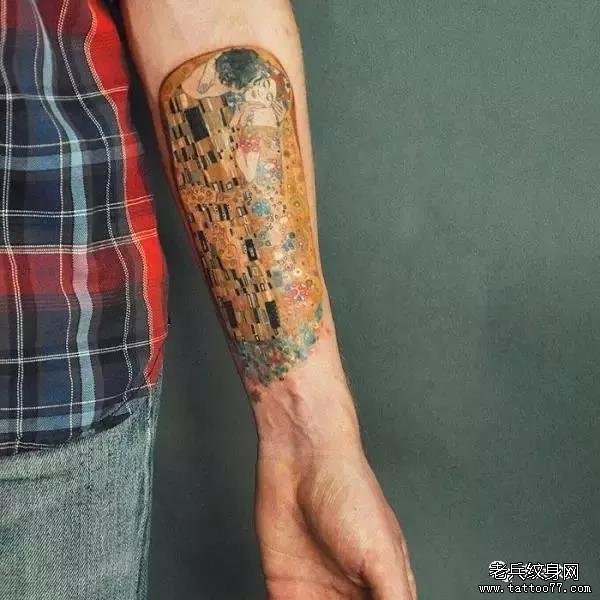 高逼格的「名画」纹身，绝对是你纹身图案的首选！