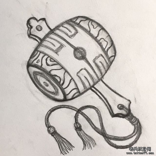 日式福锤纹身手稿