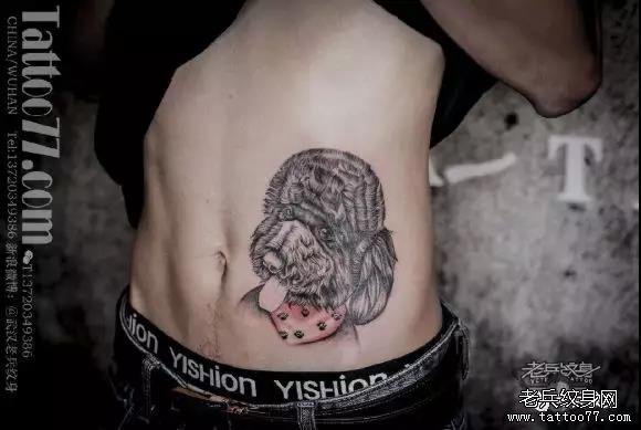 老兵店内作品欣赏——男生侧腰