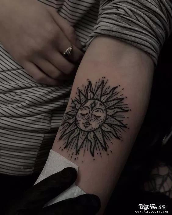 纹身素材第798期——太阳神