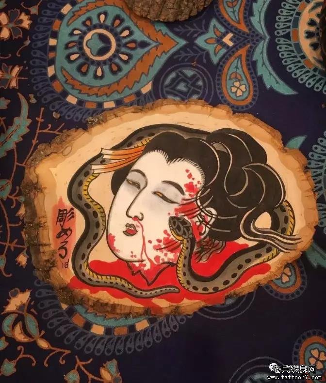你害怕日式生首纹身？那是因为你不了解他背后的含义！