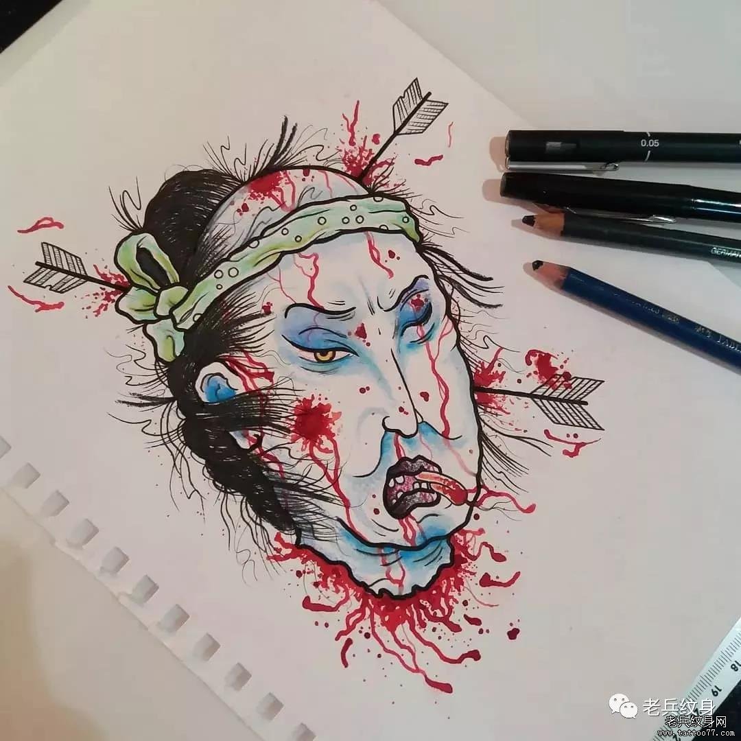 你害怕日式生首纹身？那是因为你不了解他背后的含义！