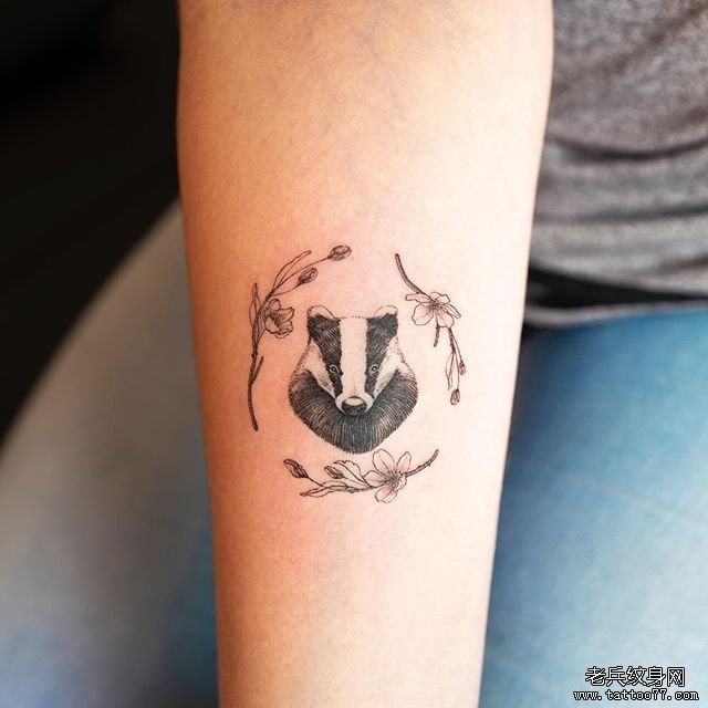 动物 花卉 小清新文身