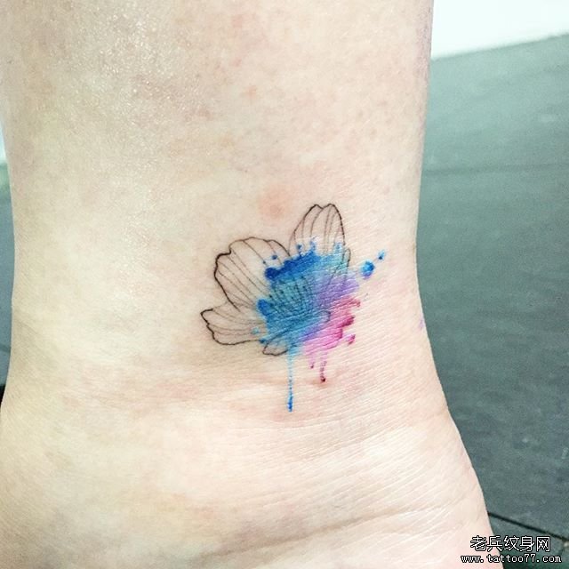 花卉 泼墨纹身