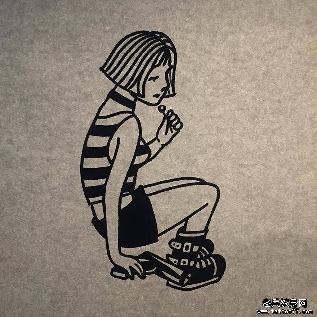 这个杀手不太冷纹身手稿