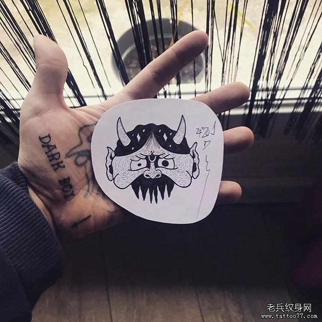 怪兽纹身手稿