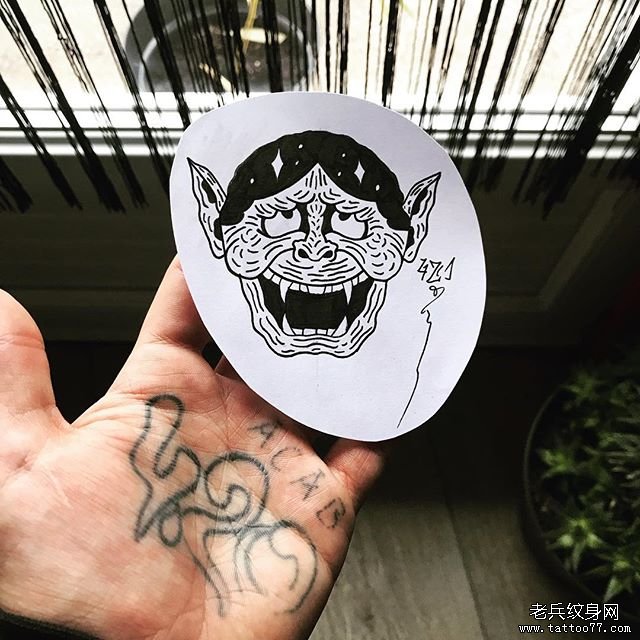 欧美怪物纹身