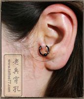 本店穿小耳朵环作品
