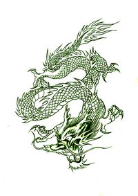 龙纹身图案