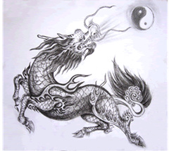 麒麟纹身图片