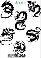 武汉纹身店为你提供几款图腾纹身手稿