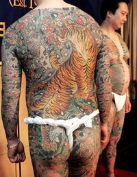 日本全胛老虎纹身