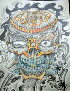 武汉纹身图案大全：嘎巴拉纹身图案图片