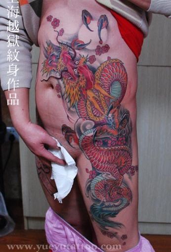 经典好看的传统龙纹身图案